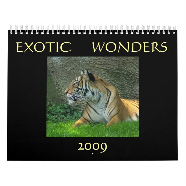 Exotische Wunder 2009 Kalender (Titelbild)
