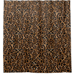 Exotischer Dschungel-Leopard-Druck-wildes Duschvorhang