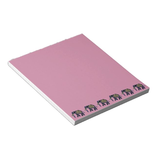 Exotischer Elefant Notizblock (angewinkelt)