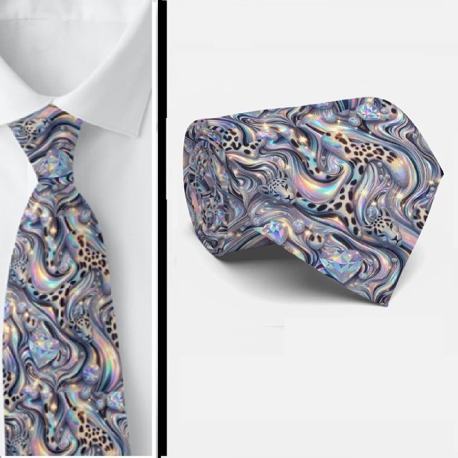 Exotischer Faux-Seide | Luxus-Trendy-Opal-Gentlema Krawatte (Von Creator hochgeladen)