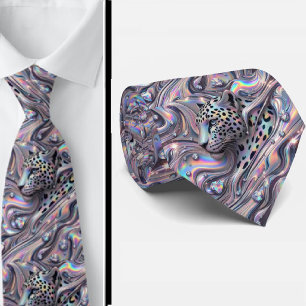 Exotischer Faux-Seide Luxus-Trendy-Opal-Gentlema Krawatte