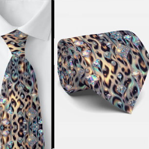 Exotischer Faux-Seide   Luxus-Trendy-Opal-Gentlema Krawatte