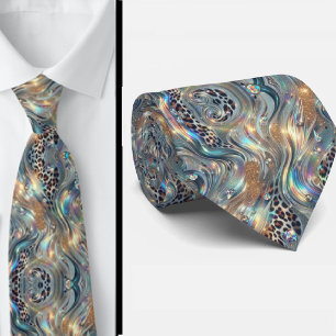 Exotischer Faux-Seide   Luxus-Trendy-Opal-Gentlema Krawatte
