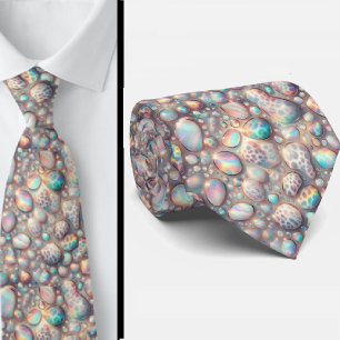 Exotischer Faux-Seide Luxus-Trendy-Opal-Gentlema Krawatte