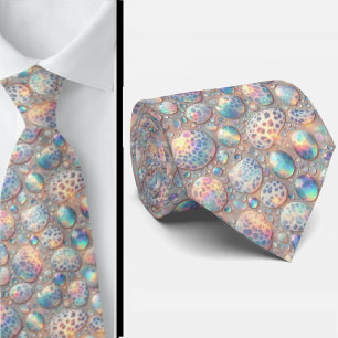 Exotischer Faux-Seide Luxus-Trendy-Opal-Gentlema Krawatte