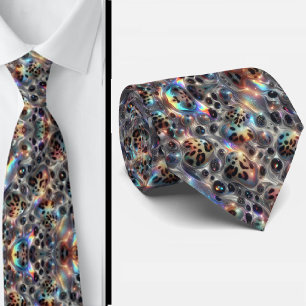 Exotischer Faux-Seide   Luxus-Trendy-Opal-Gentlema Krawatte