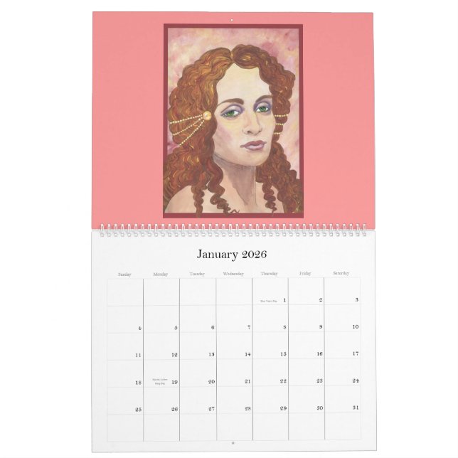 Exotischer Frauen-Kalender Kalender (Jan 2026)