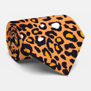 Exotischer Leopard Safari Druck Krawatte