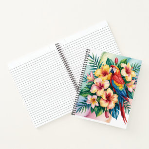 Exotischer Papagei Notizbuch