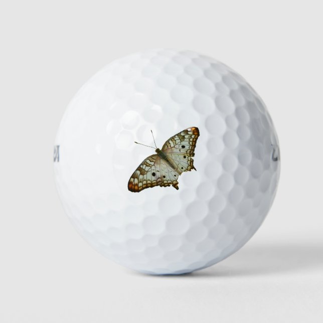 Exotischer Schmetterling aus St. Lucia Golfball (Vorderseite)