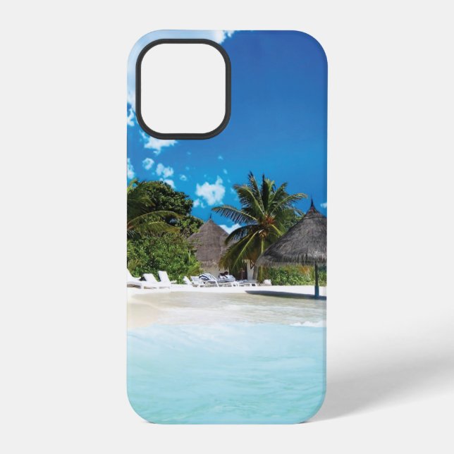 Exotischer Strand  iPhone Hülle (Rückseite)