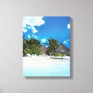 Exotischer Strand Leinwanddruck