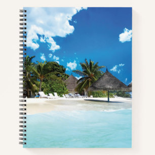 Exotischer Strand Notizbuch