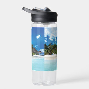 Exotischer Strand Trinkflasche