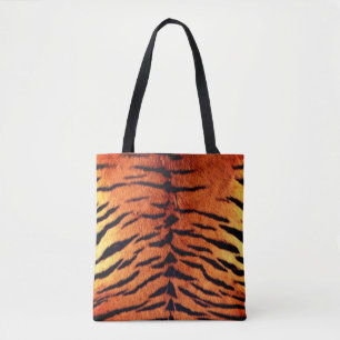 Exotischer Tiger-Pelz-orange und schwarzes