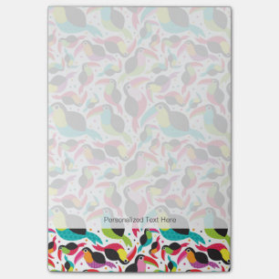 exotischer toucan Vogelhintergrund Brasiliens Post-it Klebezettel