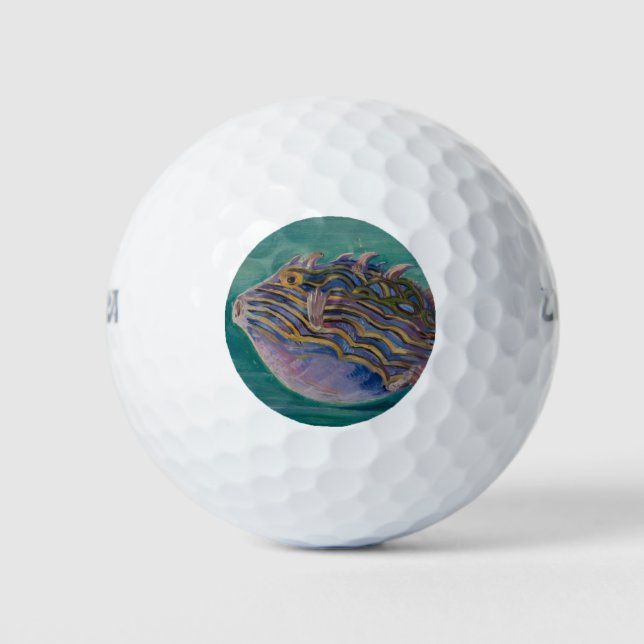 Exotischer tropischer Fisch (Unterwasser) (Mariann Golfball (Vorderseite)