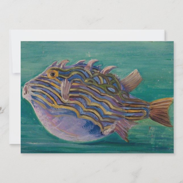 Exotischer tropischer Fisch (Unterwasser) (Mariann Karte (Vorderseite)