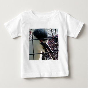 Exotischer Vogel im Zoobild Baby T-shirt