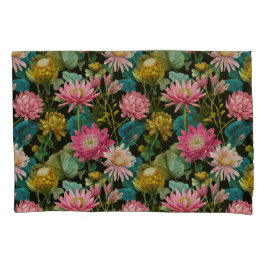 Exotisches Blumenmuster BOHO Chic Tropisches Blatt Kissenbezug