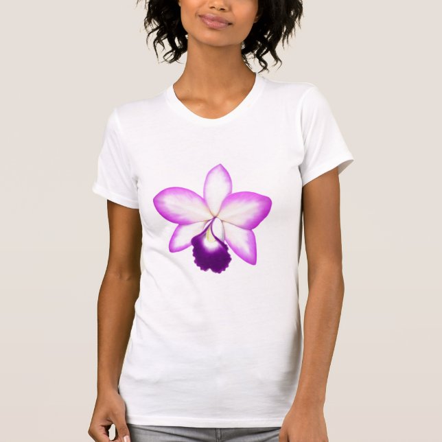 Exotisches hawaiisches Cattleya Orchideen-T-Shirt T-Shirt (Vorderseite)