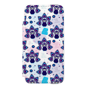 exotisches Indien-Pfaumuster Incipio Watson™ iPhone 5 Geldbörsen Hülle