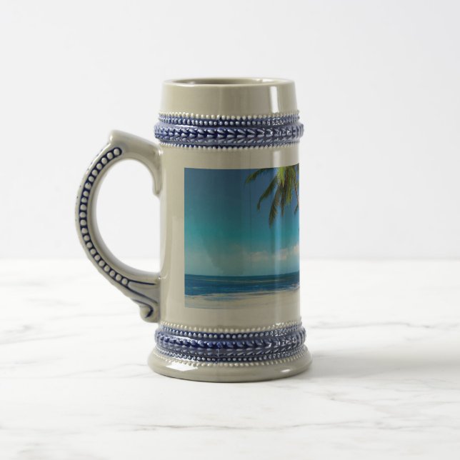Exotisches Kissen Bierglas (Links)