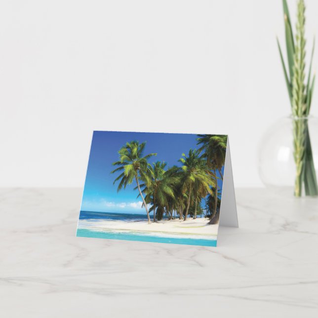 Exotisches Kissen Feiertagskarte (Vorderseite)