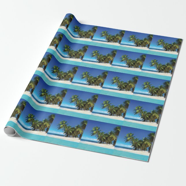 Exotisches Kissen Geschenkpapier (Ungerollt)