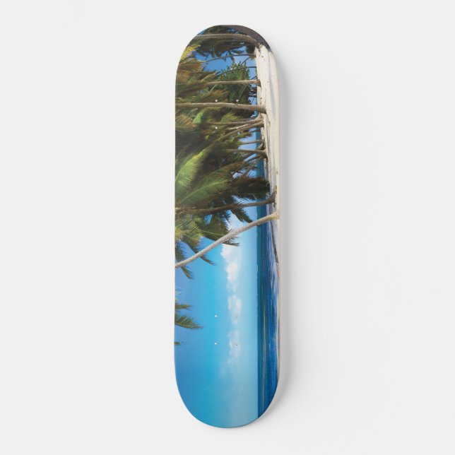 Exotisches Kissen Skateboard (Vorderseite)