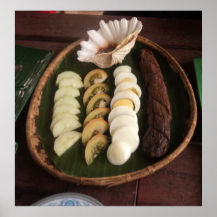 exotisches Mittagessen Poster