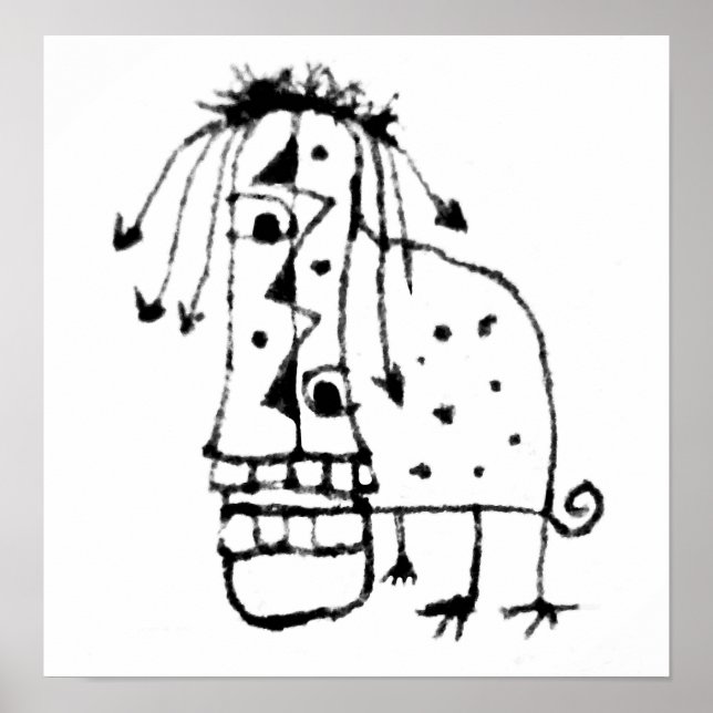 Exotisches Tiermonster Poster (Vorne)