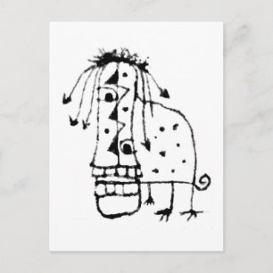 Exotisches Tiermonster Postkarte