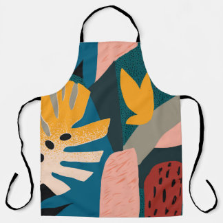 Exotisches tropisches, geometrisch Vintages Design Schürze