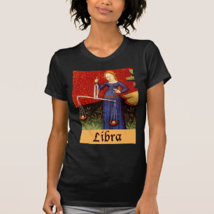 Exotisches Waage-Tierkreis-Zeichen T-Shirt