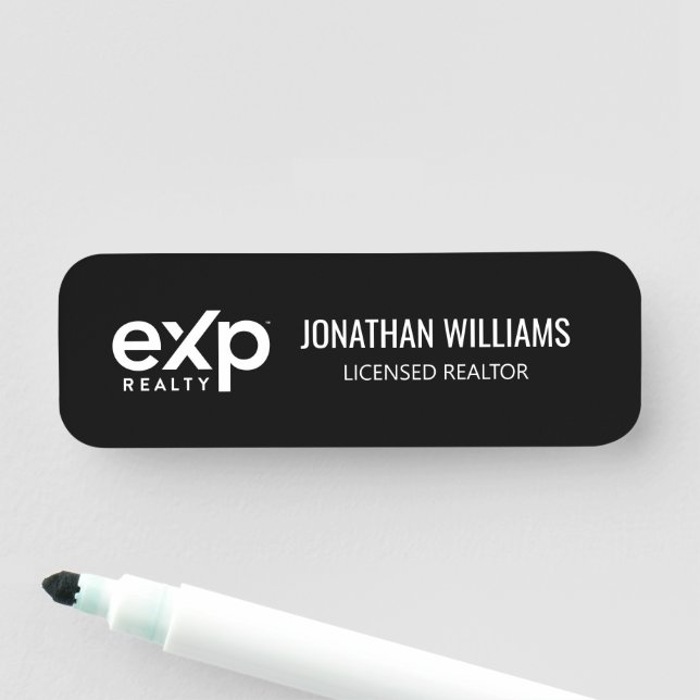 EXP Realty Namensschild (Beispiel)