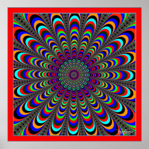 Expanding Black Poster