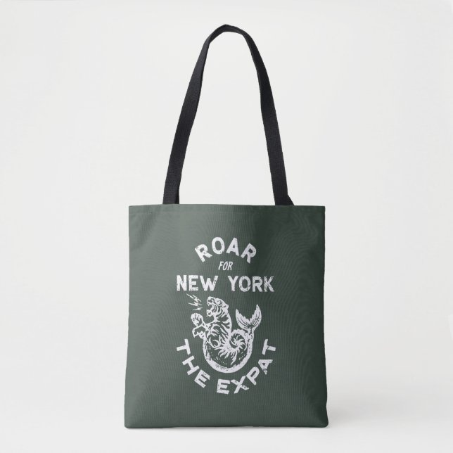 Expat Roar für New York (grün) (Vorderseite)