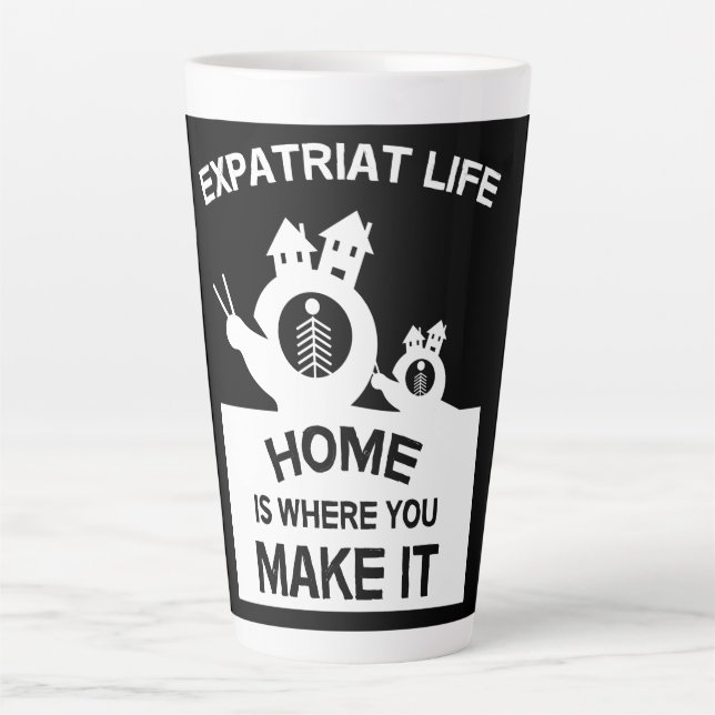 Expatriates Expats im Ausland Expat Familien und G Milchtasse (Vorderseite)