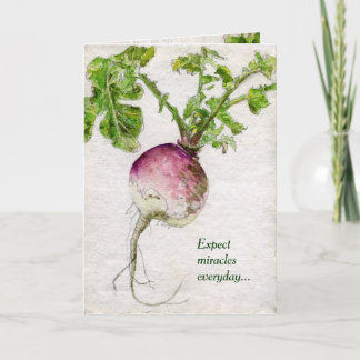 Expect Miracles Everyday Fine Art Greeting Card Karte