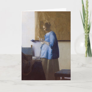 Expectant Mother Reading Karte