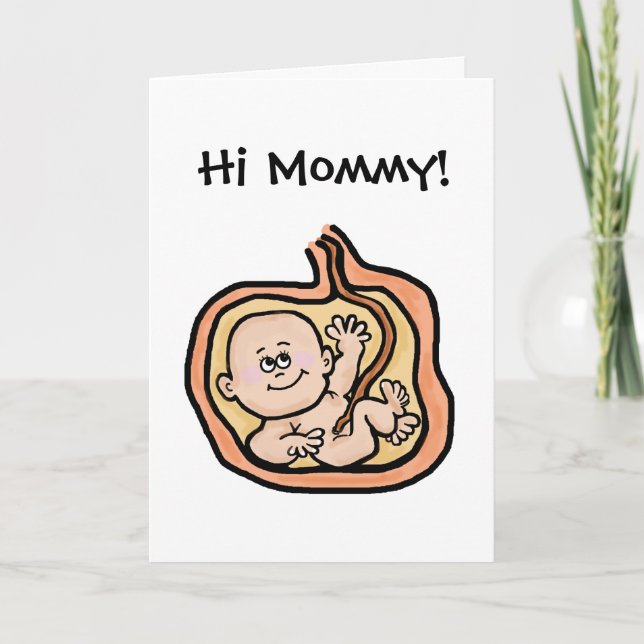 Expectant Mother-to-be-Mother-Day-Card Karte (Vorderseite)