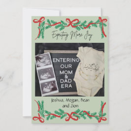 Expecting More Joy Holiday Card Feiertagskarte