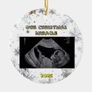 Expecting Parents Christmas Ornament Ultrasound