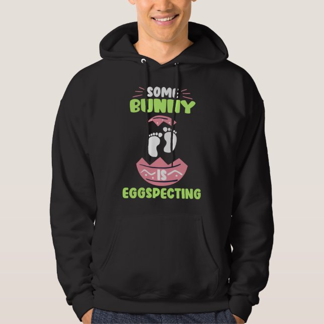 Expecting Parents Easter Bunny Easter Egg specting Hoodie (Vorderseite)