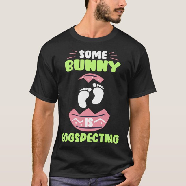 Expecting Parents Easter Bunny Easter Egg specting T-Shirt (Vorderseite)