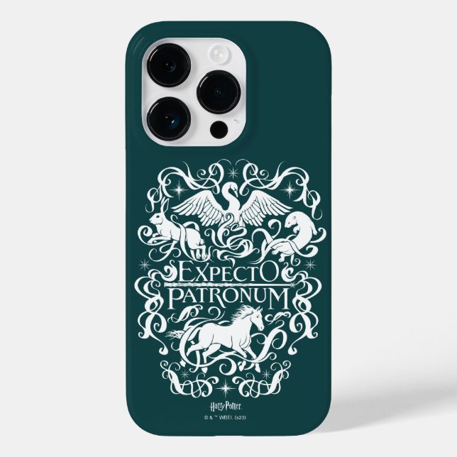 Expecto Patronum Filigree Graphic Case-Mate iPhone Hülle (Rückseite)