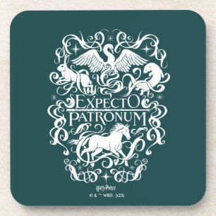 Expecto Patronum Filigree Graphic Getränkeuntersetzer