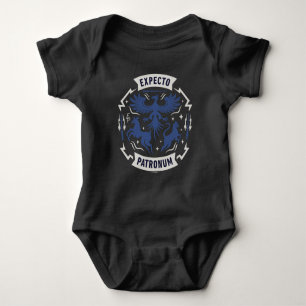 Expecto Patronum Vintage Silhouette Grafik Baby Strampler