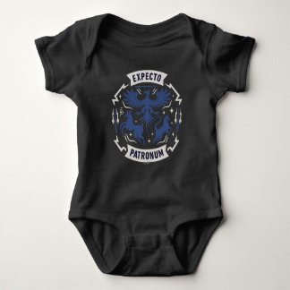 Expecto Patronum Vintage-Silhouette-Grafik Baby Strampler
